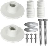 Grab Bar Mounting Kit, Grab Bar Anchors for Installing Grab Bar to Studs in Fiberglass Showers, Grab Bar Mounting System for Safety in Fiberglass Shower or Fiberglass Tub (1)