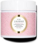 LALICIOUS Sugar Kiss Extraordinary Whipped Sugar Scrub - Cane Sugar Body Scrub with Coconut Oil & Honey, No Parabens (16oz)