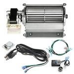 Hongso GFK21, FK21 Replacement Fireplace Blower Fan KIT for Heatilator, Majestic, Vermont Castings, Monessen, Heat n Glo, FMI, CFM, DESA, Rotom HB-RB21