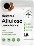 NatureBell Allulose Sweetener, 2.5 Lbs | Keto & Vegan-Friendly, White Sugar Substitute | 0 Calorie, 0 Sugar, 0 Net Carb, Non-Glycemic, Browns Like Table Sugar | Bulk Supply for Baking & Beverages