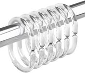 Amazer Plastic Shower Curtain Rings