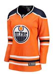 Women's Edmonton Oilers NHL Fanatics Breakaway Home Jersey (Large)