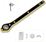 HALLY Heavy Duty Universal Car Jack Ratchet Fixed Square Wrench|360 Forward And Reverse Knob Labor-Saving Design|Scissor Jack Lift Speed Handle Tool|Jack Lug Handle Tool|Tire Wheel Jack Wrench