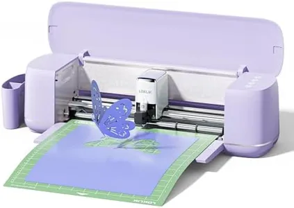 LOKLiK iCraft by HTVRONT Cutting Machine - 5 in 1 Vinyl Cutter Machine with 5X Cutting Force, Cuts 100+ Materials, AI Painting, 13'' Smart Die Cutting Machine for All Crafts Cards 3D Arts Home Decor