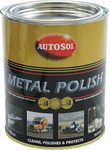 Autosol Metal Polish Paste 750ml Tin Solvol Chrome Aluminium Cleaner - 0402