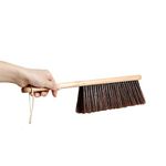 Counter Duster with Wood Handle, Hand Broom,Wood Block Hand Brush,Horse Hair Brush Broom Dust Brush Bench Woodworking Brush-Brushes Used for Counter, Furniture, Drafting, Patio, Fireplace Cleaning