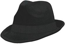 Fedora Velour Hat - Black