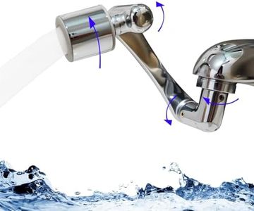 Swivel Sink Faucet Extender - for Toddlers, Kids, Bathroom Sink, Kitchen Sink, Made of Solid Copper, 2 Mode Water Outlets - Easily Extend The Reach of Your Faucet