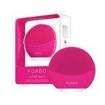 Foreo Luna Mini 3 Facial Cleansing Brush - Travel Accessories - Face Massager Electric, Ultra-Hygienic Silicone - Simple Face Wash - Electric Face Cleanser - App-Connected - Fuchsia