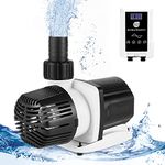 Orlushy 24V DC Aquarium Water Pump Ultra-Quiett Return Pump with up to 20 Speed Settings and 3 Operation Modes for Submersible or External Use(1056GPH)