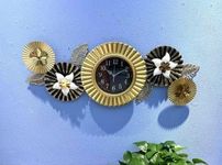 Lucario Wall Clock,Silent Battery Operated Wall Clocks for Living Room Decor,Modern Farmhouse Vintage Metal Indoor Outdoor Large Analog Clock for Bedroom,Kitchen,Patio (LK-20)