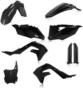 Acerbis Full Plastic Kits For Kawasaki - Black (2736290001), One Size