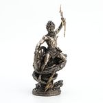 Veronese Design Taranis The Celtic God of Thunder Cold Cast Resin Antique Bronze Finish Statue