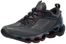 Mizuno Men's Wave Prophecy 13 Running Shoe, Irn Gate-Chinese Red, 10.5