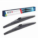 16" Rear Windshield Wiper Blades Replacement for Toyota Sienna Prius 2022 2021 2020 2019 2018 2017 2016 2015 2014 2013 2012 2011 2010 2009 2008 2007 2006 2005 2004 (16-A) Pack of 2