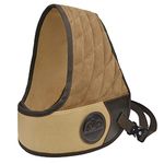 Tas Trost Leather Protective Shirt Vest for Shotgun Rifle, Shooting Recoil Pad Shoulder Vest Field Shield with Adjustable Straps (Brown-Righty Hand)