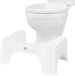 Squatty Potty Original Toilet Stool 2.0 Base 7", White, 1 Count