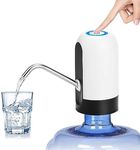 Water Dispenser Electric Portable USB Charging Water Bottle Pump (White, unfoldable)