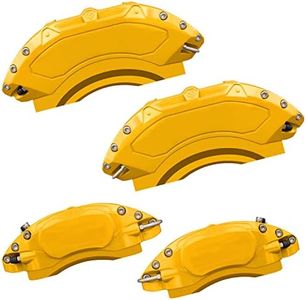 AOOA Caliper Covers Yellow Brake Covers Fits 2014-2019 Toyota Highlander (set of 4)