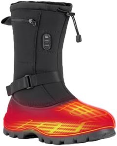 KEMIMOTO Heated Snow Boots for Men,10H Long Battery Life Winter Boots