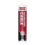 Soudal Decorator Caulk Gap & Crack Filler Acrylic Silcone Adhesive Sealant