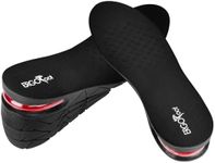 ERGOfoot Height Increase Insoles 4-Layer 3.54 inch Air Cushion Taller Shoes Insoles Heel Insert for Men and Women