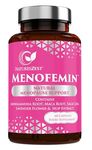Menopause Supplements - for Perimenopause, Menopause & Postmenopause Symptoms – Menopause Support Supplement with Soy Isoflavones, Sage Leaf & Lavender - 60 Vegan Capsules, Menopause Tablets for Women