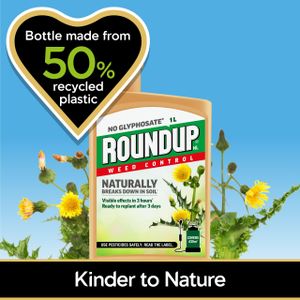 Roundup Naturals Weed Killer 1L – Ready to Use Garden Herbicide