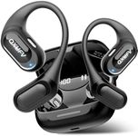 Open Ear Headphones, Bluetooth 5.4 Headphones Sports, Premium Sound with HD Mic Wireless Earbuds, 48H Playtime LED Power Display Ear Buds, IPX7 Lightweight Comfort Earphones for Running