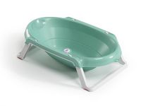 OKBABY Onda Slim Folding Baby Bath with support post, Aqua