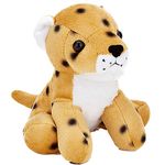 Zappi Co Children's Soft Cuddly Plush Toy Animal - Perfect Perfect Soft Snuggly Playtime Companions for Children (12-15cm /5-6") (Cheetah)