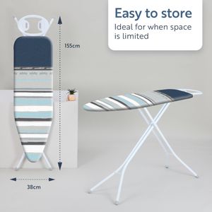 Minky Large Ironing Board – Sturdy Folding Laundry Table