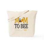 CafePress Mom to Bee Tote Bag Natural Canvas Tote Bag, Reusable Shopping Bag