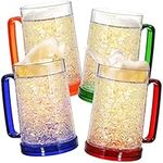 Fasmov Freezer Beer Mugs, 4 Pack Do