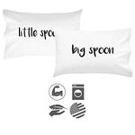 Oh, Susannah Big Spoon Little Spoon Version2 20x30” Standard/Queen Size Couple Pillowcase