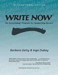 Write Now: The Getty-Dubay Program for Handwriting Success