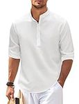 COOFANDY Mens Casual Henley Band Co