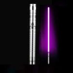 NANDAN Dueling Light sabers for Adults, RGB 16 Colors Flash on Clash Smooth Swing 3 Mode Sound Force Fx Star Lightsabers,Metal Handle Sword ,For Jedi Sith Luke Darth Maul fans /39inc