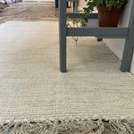 Natural Hush Soft Cotton Rug in Muted Cream Hand Loomed and GoodWeave Certified Extra Large 180 cm x 270 cm