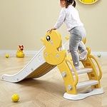 GILLAS Kids Toddler Slide and Climber,Little Yellow Duck Lovely Slides for Toddlers 2-6,Freestanding Children's Slide Climber Playset Toys for Indoor and Outdoor Play (Yellow)