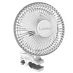 Lasko Clip Fan, 2 Quiet Speeds, 360