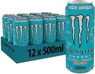 Monster Energy® Ultra Fiesta® Mango Carbonated Energy Drink | L-Carnitine + Taurine + Zero Sugar, 16.91 fl oz ℮ 500 ml, 12 Pack