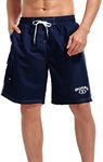 Adoretex Men's Guard Board Short Swimsuit (MG001) - Navy - XXXXX-Large