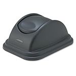 Rubbermaid Commercial Untouchable Trash Can Lid, Black, FG306700BLA