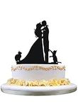 Wedding cake topper with two cats p