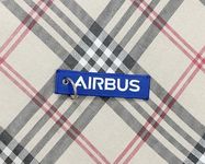 Airbus Keychain Blue