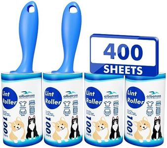 Lint Rollers for Pet Hair Extra Sticky, 400 Sheets Mega Value Set Lint Rollers for Pet Hair Removal, Dog and Cat Lint Remover for Clothes, Furniture, Carpet