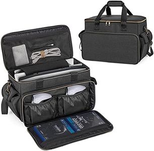Trunab Sac de Voyage pour Console de Jeu Compatible avec PS5/PS4/Xbox One, Sac pour Playstation 5/4, avec Plusieurs Poches pour Ordinateur Portable 15,6" et Accessoires de Jeu
