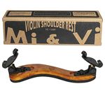 Classic Violin Shoulder Rest (Violin 4/4-3/4 & Viola 14"-13") with Adjustable Height | Collapsible | Real Maple Wood| Excellent Support Grip - By MIVI Music