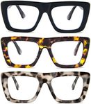 MMOWW 3 Pack Oversized Reading Glas